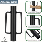 Fence Post Driver T Post Pounder With Handle 16 Lb  Heavy Duty Hand Post Rammer