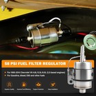 58 Psi Fuel Filter Regulator Kit For Efi Conversion  Replacement Fuel Filte