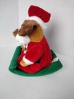 Dan Dee Animated Singing Rocking Christmas Dog Sled Holiday Disney Goofy Voice