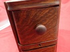 2 Antique Singer  2 Treadle Sewing Machine Wooden Drawers Left Hand Set