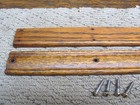 Antique Singer Treadle Sewing Machine Wood Three Drawer Frame Parts W  Screws