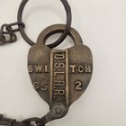 Oregon Short Line Railroad Lock Switch Cs 2 With Chain O s l r r 
