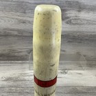 Vtg Antique Candlepin Bowling Pin 16    Red Stripe Hit Mark