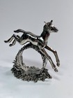 Reed   Barton 1824 Collection Silver Plate Figural Horse Napkin Ring 2001