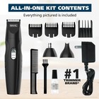 Wahl All In One Rechargeable Beard  Mustache  Detail Trimmer For Men  Black