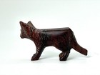 Hand Carved Wooden Animals  Loon Bird Fox Or Cat Art Figures - Canada
