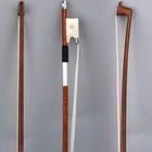 Pro  Master Pernambuco Skin Carbon Violin Bow 4 4 White Parisian Eye Frog Stiff