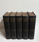 A Dictionary Of The Bible By J Hastings 5 Vol Complete Set Antique 1911-1912  vg