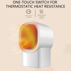 Portable Electric Space Heater With Thermostat  800w Heater Fan  Heat Up 300sqft
