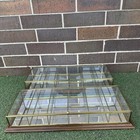 Studiocraft Mirrored Wall Cabinet Wood Glass Brass Curio Display Case 26   x10   