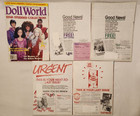 Vintage International Doll World Magazine Lot Of 5 Issues From 1992