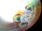 Antique Nippon Hand Painted Set Of 4 Berry Nut Bowls Plate Crown Green Pink Gold