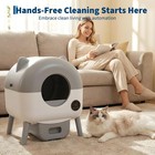Automatic Self Cleaning Litter Box  Extra Large Automatic Cat Litter Box