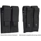 Tactical Molle Magazine Pouch 9mm  40  45 Cal Single Dual Adjustable Mag Holder