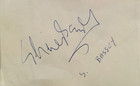 Shirley Bassey  Vintage Original Signed Autograph Album Page   10x8 Photo 