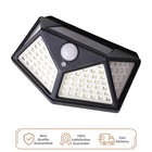 4x 100 Led Solar Power Wall Light Outdoor Pir Motion Sensor Security Garden Lamp