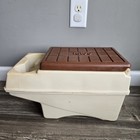 Vintage Igloo Little Kool Rest Car Console Cooler Brown Cup Holder Ice Chest 82