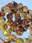       natural Baltic Amber Islamic Prayer 33beads Misbaha Tasbih Rosary 60g 13 5mm      