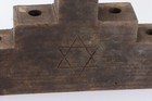 Pyramidal Menorah Of Strange Shape With Steps Judaica Jewish War Art Ww2