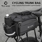 West Biking Bicycle Expandable Bag Hard Shell Bike Pannier Rack Pack Carrier 31l