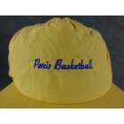 Yellow Paris Basketball Local Hoops Snapback Hat Adjustable One Size Fits All