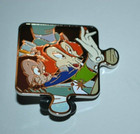 Disney Gideon Foulfellow honest John Pinocchio Character Connection Puzzle Pin 
