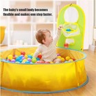 Portable Pop Up Baby Beach Tent Ball Pit With Basketball Hoop Outdoor Pool Tent