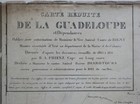 Original 1831 Friesz Nautical Map Guadeloupe Marie-galante Desirade Caribbean