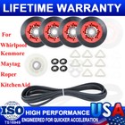 4392067 Dryer Repair Kit Belt Rollers   Idler For Whirlpool Kenmore Maytag Duet