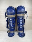 Easton Stealth Baseball Catcher Leg Guards Adult 15   Over Royal Blue   Gray