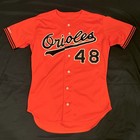 Jose Bautista Baltimore Orioles Game Worn used 1990 Alternate Jersey Set 1