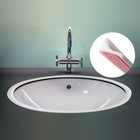 39 Inches Water Barrier For Sink  Shower Threshold Water Dam Barrier  Silicone W