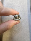 Vintage Teacup Silver Tone Enamel And Saucer Pewter Lapel Hat Pin Badge 2967