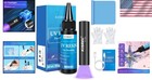 Uv Resin Kit With Light 60g Uv Glue For Bonding   Curing In Seconds Professional
