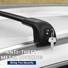 300lb Lockable Roof Rack Cross Bars Kia Sorento 2021-26 Hybrid 2021-25 No X-line