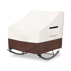 Funda Para Silla Mecedora Para Exteriores  41 w X 45 d X 31 h Silla Beige