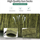 50  Silicone Treated Gun Sleeve Shotgun rifle Sock Shooting Cover Green Gray Us
