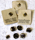 Vintage Knights Of Columbus K Of C Lot Of Tie Bar   Tie Tack Pins