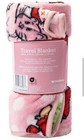New W tags Super Soft Strawberry Shortcake Pink Blanket 50in X 70in