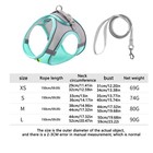 Cat Harness And Leash Set Breathable Pet Vest For Kitten Walking Escape Proof 