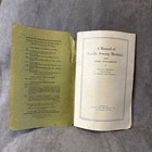A Manual Of Family Sewing Machines - Singer Sewing Machine Company 1926