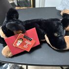 Fao Schwarz German Shepherd Dog Pup Plush Stuffed Animal Brown Black Nwt
