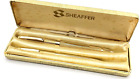 Vintage Sheaffer Imperial Masterpiece Pen Set In 9k Gold 14k Medium Nib England