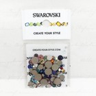 144 Pcs Mixed Sizes   Colors Swarovski 2058 2088 Flatbacks No-hotfix Rhinestones