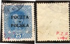 Poland 1918-1919 Poczta Polska rzp polska Overprints On Austria 1916 Stamps  a21