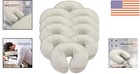 Washable Extra Thick 10-piece Cotton Massage Table Face Cradle Covers In Natural