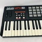 Akai Mpk61 Midi Keyboard Controller Semi-weighted 61 Keys W  Power Adapter