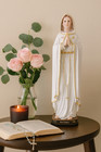 Rosa Mystica Statue   Estatua De La Rosa M  stica Resin Catholic Figurine 8  Inch