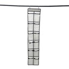 12 Pockets Hanging Door Shoe Organizer Storage Pocket Door Rear Closet With Hook