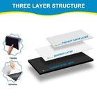 Sttmgn Flexible Metal Sheets For Magnetic Receptive With Adhesive 8 5x11 